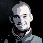 Portret Wesley Sneijder Portret Wesley Sneijder