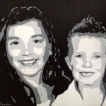 portret Romy en Alessio portret Romy en Alessio