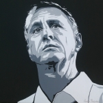 portret Johan Cruijff portret Johan Cruijff