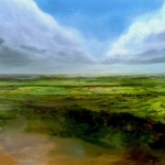 Wijds landschap Wijds landschap