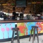 Geschilderde Caribische bar Geschilderde Caribische bar