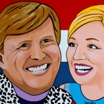 Koning Willem Alexander en zijn vrouw Maxima. Koning Willem Alexander en zijn vrouw Maxima.