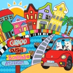 Kleurrijk Curacao en de cabrio Kleurrijk Curacao en de cabrio