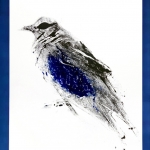 Poster (A0) met monoprint Poster (A0) met monoprint