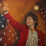 Portret Mick Jagger