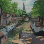 Zicht op de Westerkerk Zicht op de Westerkerk