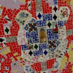 Mozaiek tafelblad rechthoek