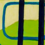 Two bleu tree trunks are wondering why it's bleu instead of green Two bleu tree trunks are wondering why it's bleu instead of green