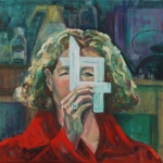 zelfportret in atelier zelfportret in atelier