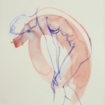 model aquarel buigend model aquarel buigend