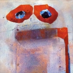 Papavers rood blauw Papavers rood blauw
