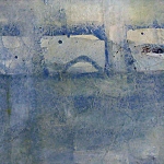 Abstract lagen in blauw Abstract lagen in blauw