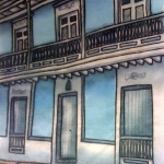 Blue House in Old San Juan Blue House in Old San Juan