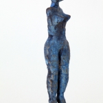 vrouw in blauw vrouw in blauw