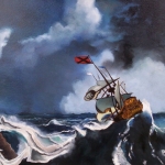 Ship In  Storm
