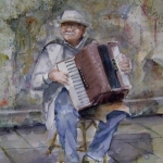 De accordeonist De accordeonist