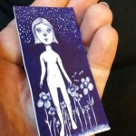 Drawing on shrinkle Drawing on shrinkle