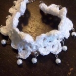 Barefoot sandals enkelbanden bloemetjes/parels Barefoot sandals enkelbanden bloemetjes/parels