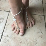 Barefootsandals elastisch met hartje Barefootsandals elastisch met hartje
