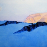 Glowing mountain Glowing mountain