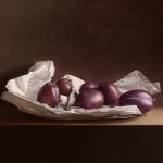 Plums on Wrapping Paper Plums on Wrapping Paper