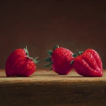 Three Strawberries Three Strawberries