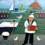 Matroos met accordeon Matroos met accordeon