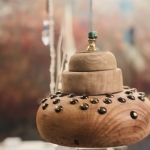 Houten lampje Houten lampje