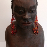 Afrika draagt, borstbeeld 2 Afrika draagt, borstbeeld 2