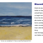 Kunstkaart Blauwdruk Kunstkaart Blauwdruk