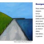 Kunstkaart Doorgaan Kunstkaart Doorgaan