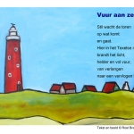 Kunstkaart Vuur aan zee Kunstkaart Vuur aan zee