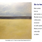 Kunstkaart Zo is het goed Kunstkaart Zo is het goed