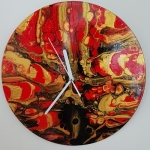 wandklok acrylic pouring wandklok acrylic pouring