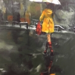 Walking in the rain Walking in the rain
