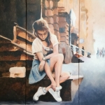 Sitting girl Sitting girl