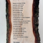 gedicht op hout gedicht op hout