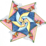 Windmolen mandala Windmolen mandala