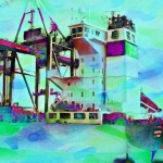 Containerkraan1 vibrant Containerkraan1 vibrant