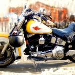 Een Harley telt voor twee Een Harley telt voor twee