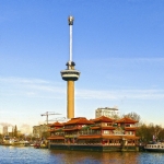 Euromast vanaf Parkhaven Euromast vanaf Parkhaven