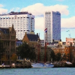 De nieuwe toren van Erasmus universiteit De nieuwe toren van Erasmus universiteit