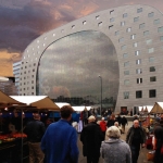 Markthal bij dreigende lucht Markthal bij dreigende lucht