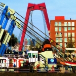 Bok met Willemsbrug Bok met Willemsbrug