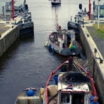 Sluis naar Dokkum Sluis naar Dokkum