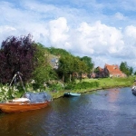 Sloot met bootjes Sloot met bootjes