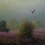 Landschap met heide Landschap met heide