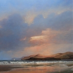 Sundown on the coast. Highlands Scotland Sundown on the coast. Highlands Scotland