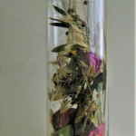 12 - DROOGBLOEMEN IN GLAS 12 - DROOGBLOEMEN IN GLAS
