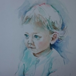 portret van een klein meisje portret van een klein meisje